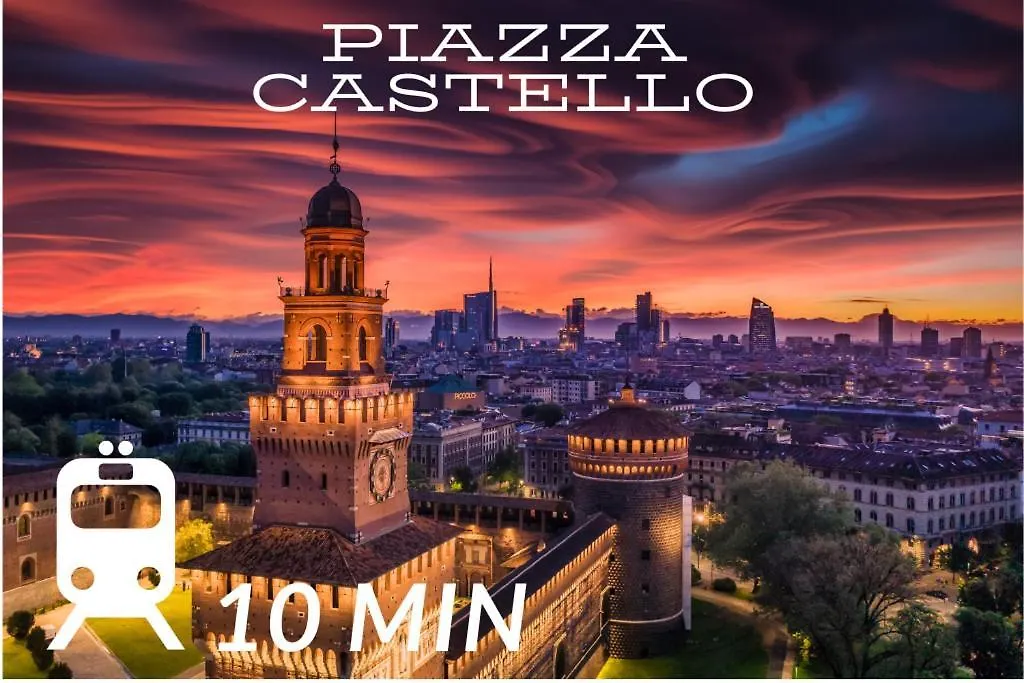 5 Min Walk From Subway Elegant & Modern Apartment Milan Italy